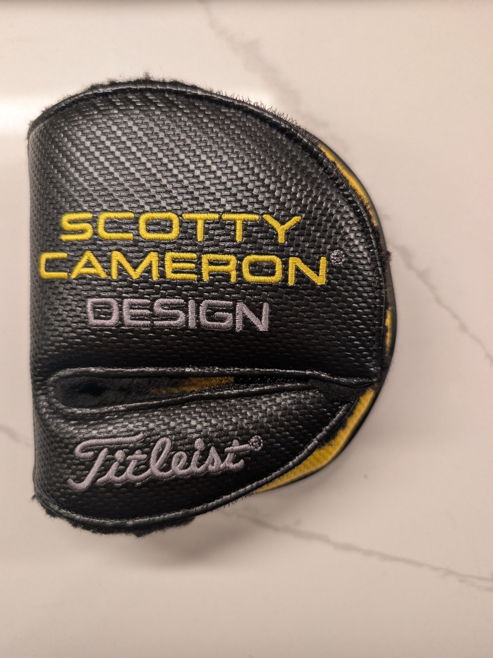 Titleist Scotty Cameron Design Black and Yellow Headcover - New